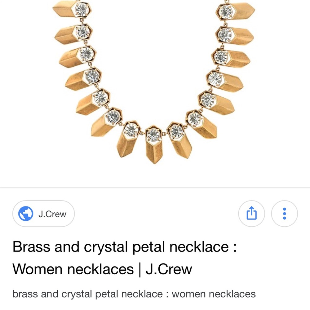 Authentic J. Crew crystal statement necklace - Picture 6 of 6